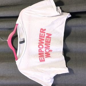 H&M Empower Women Crop Top M